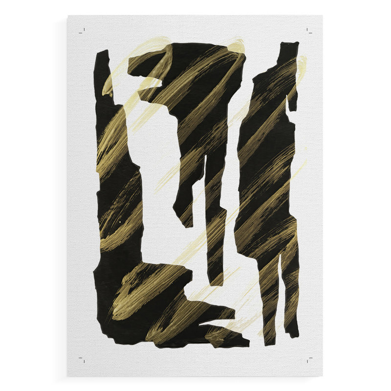 Onyx Obelisks III - Impression sur toile seulement - NON-CADRE, H 18 po x l 12 po