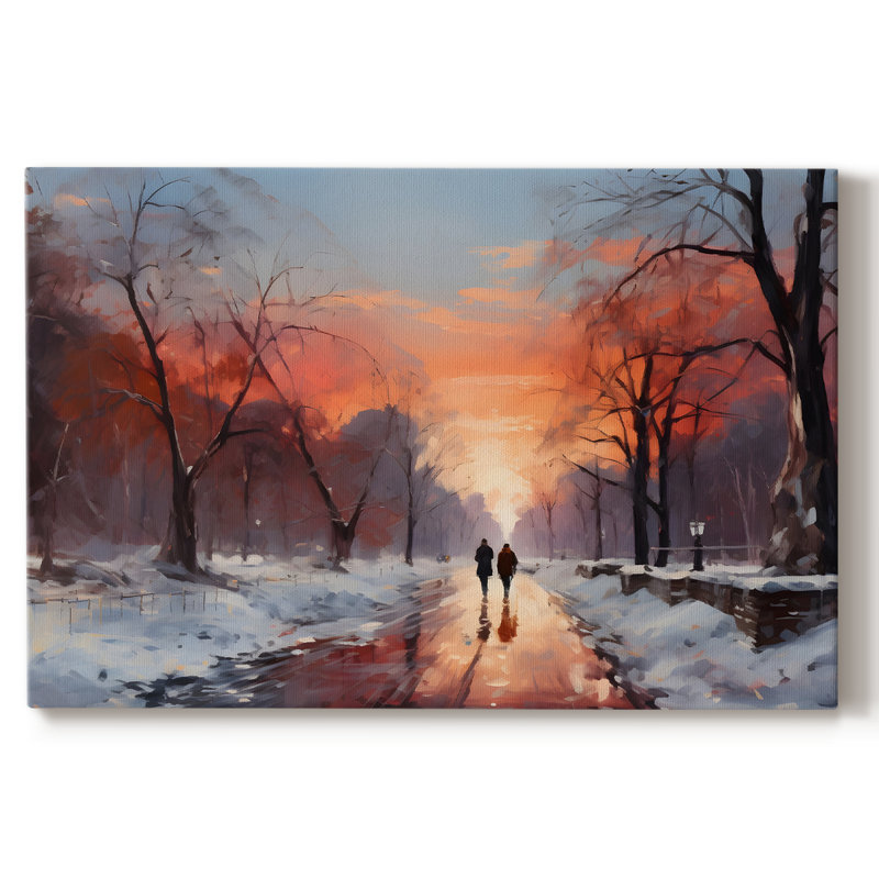 «Vintage Landscape - CCxxiv» sur toile, 19" H x 28" W x 1.5" D, Toile tendue