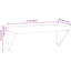 Annakate Stainless Steel Bracket Shelf-353560116