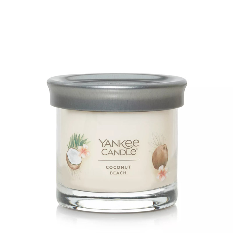White Coconut Beach Soy Small Tumbler Candle