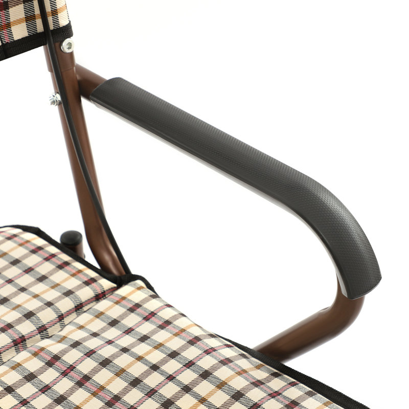 Trottoir roulant pliable pour les personnes âgées, chariot de rangement pour les personnes âgées avec siège, aide à la marche avec siège