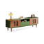 Meuble télé moderne en bois manufacturé vert-1542309248