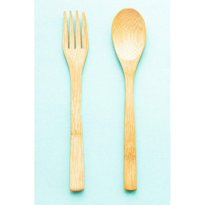 Ensemble de couverts 8 pièces Cyrus Bamboo, service pour 4