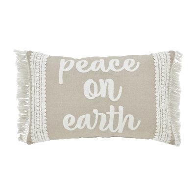 Cotton Reversible Throw Pillow