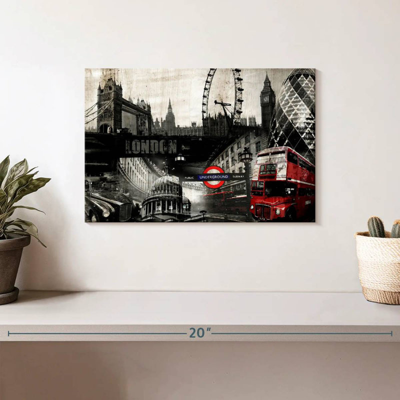 Sirci Collage London, H 8 po x l 12 po