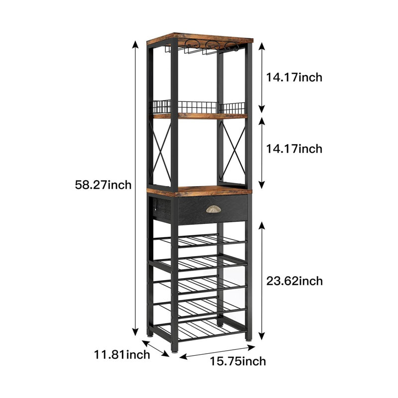 Aleezay 15.75cm Wine Bar