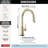 Touch2O Technology Kitchen Faucet with Touchless Technology-120278571