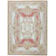 Hand-Knotted High-Quality Red and Ivory Area Rug