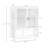 White Rectangular Metal