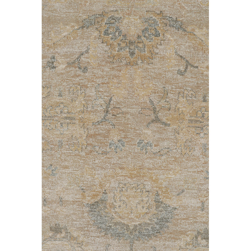 Oushak Hand Knotted Floral Area Rug, Rectangle 9' x 12'