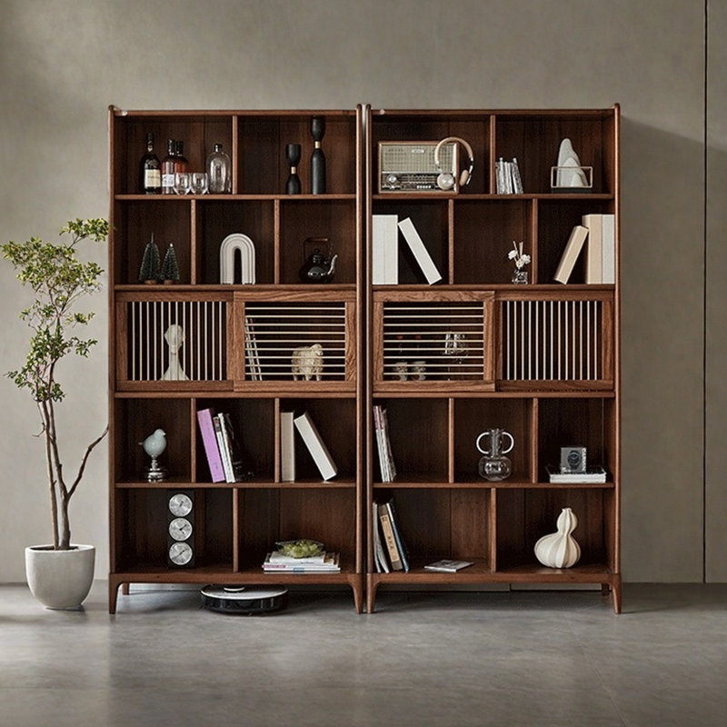 Bibliothèque simple de style italien