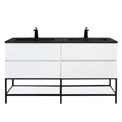 Ensemble de meuble-lavabo mural 60 po Damron