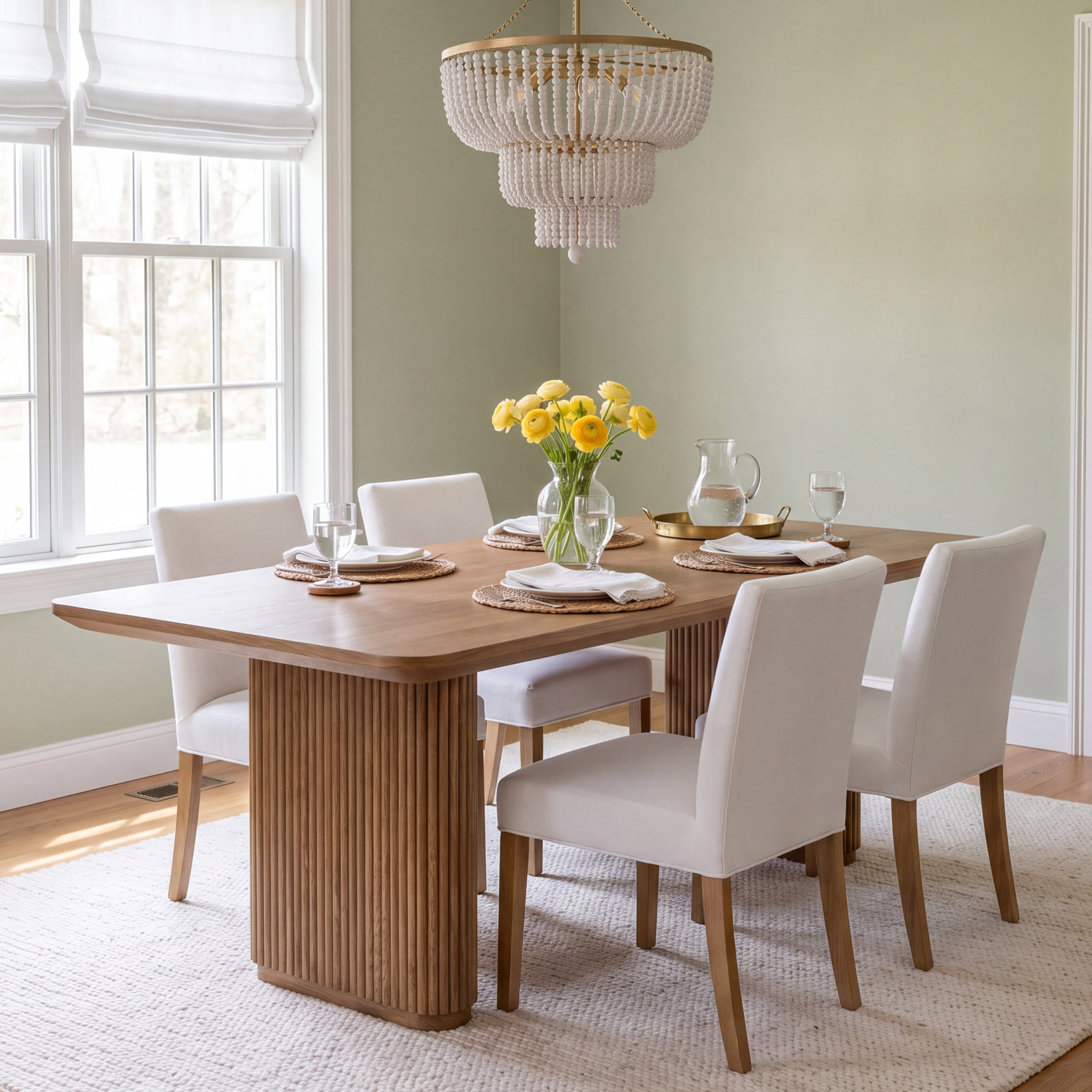 Vander 84" Dining Table, Tawny Brown