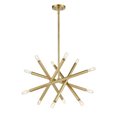 12 - Light Dimmable Sputnik Sphere Chandelier