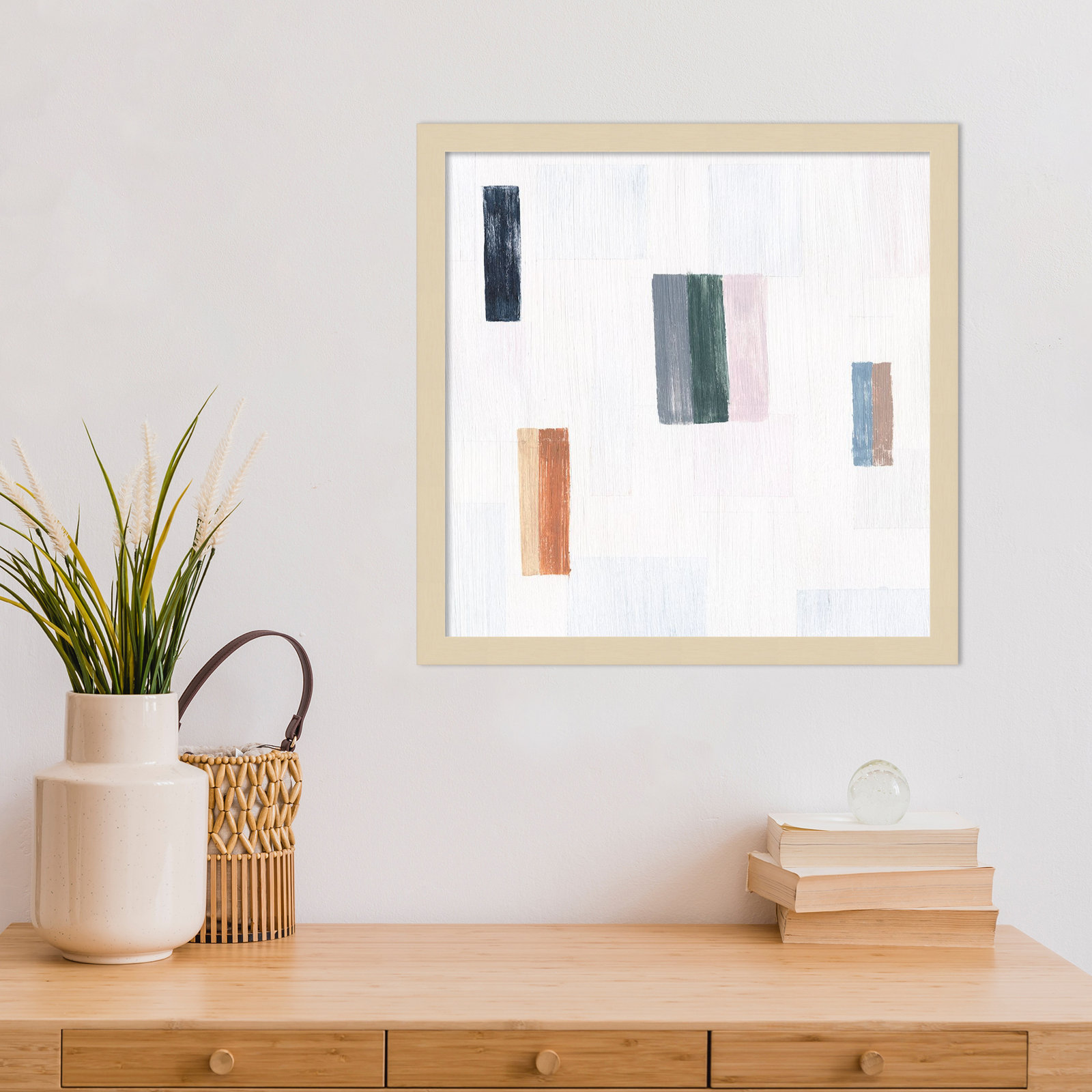 Somatic I Print by Vanna Lam, Brown, 17" H x 17" W