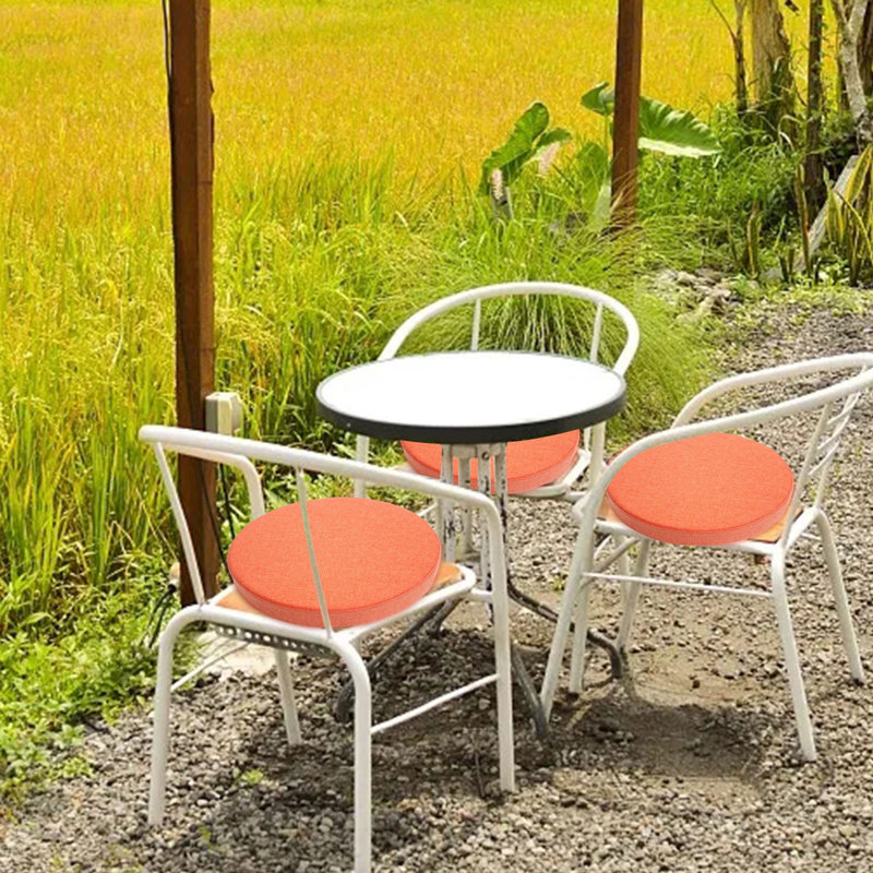 Coussins de chaise d'extérieur ronds pour meubles de patio Coussin de chaise de patio pour canapé de jardin, K