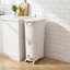 Plastic Manual Lift Waste Bin - 38L