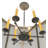 Nasya 6 - Light Dimmable Drum Chandelier