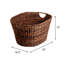 Ensemble de 13 paniers de rangement à feuilles Bacbac, paniers naturels tissés à la main pour garde-manger, salon, bureau, organisation de salle de bain, plusieurs tailles avec paniers sous tablette