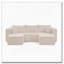 Canapé modulaire compact compact sans assemblage, conception peu encombrante