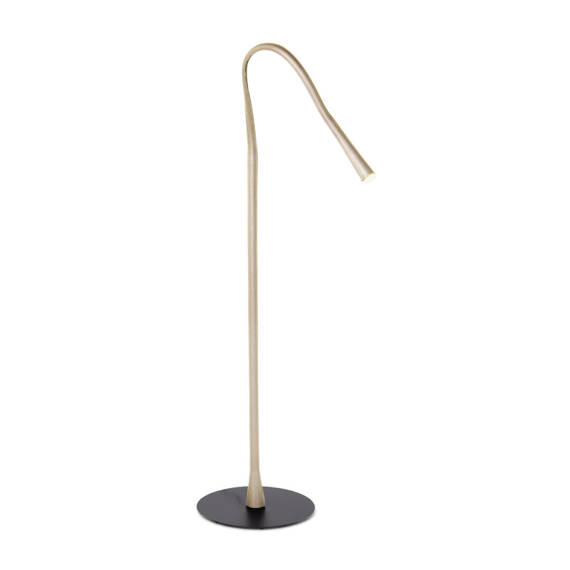 Flexiled 79.9" Arched Floor Lamp, Ivory