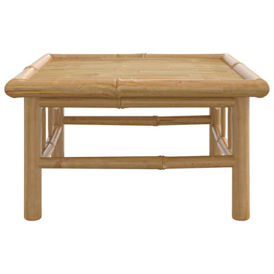 Rectangular Bamboo Outdoor Coffee Table