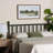 Baxton Studio Edaline Bamboo Motif Headboard - Crafted Wood Panel with Decorative Turned Spindle Design for Boho Costal Bedroom, Queen, Black-585176863