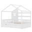 Structure de lit pour enfants avec garde-corps de sécurité et rangement sous le lit-133401055