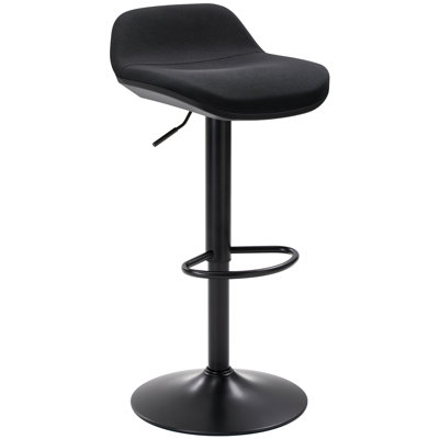 Swivel Upholstered Adjustable Height Bar Stool