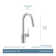 Align Smart Touchless Single Handle Kitchen Faucet with Wave and Power Clean and with Accessories