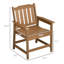 Chaise de patio empilable-317872370