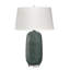 Balsam Ceramic Table Lamp, Teal