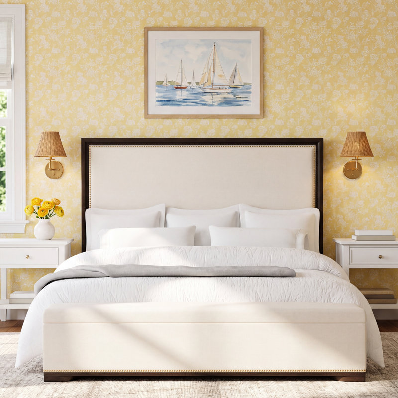 Lydia Queen Upholstered Bed, Queen