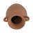 Keneen Handcrafted Terracotta Pottery Vase with Amphora Shape and Handles - Rustic Decorative Accent for Home Decor-89110090