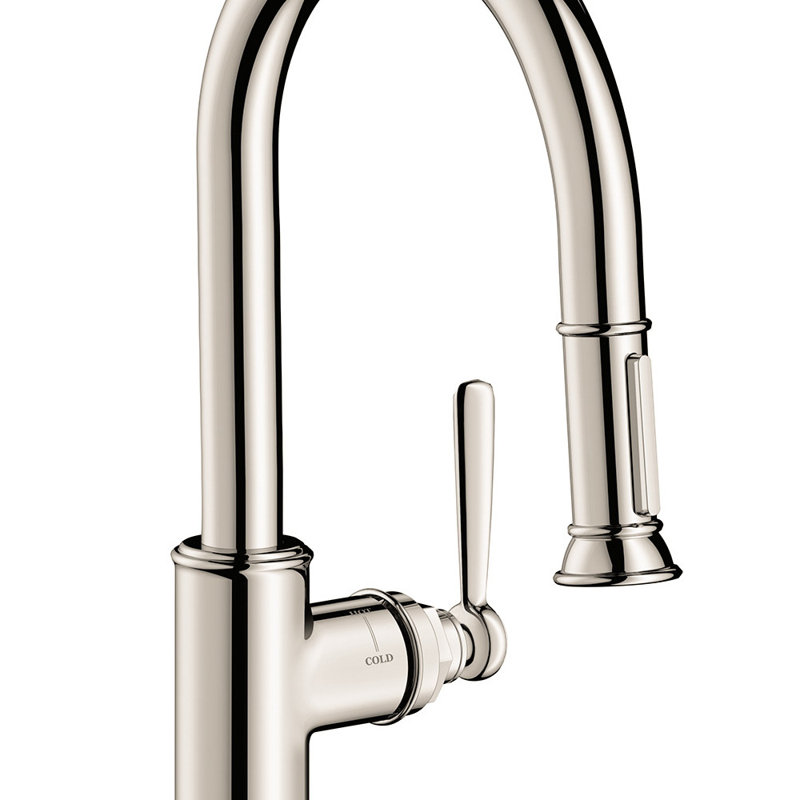 Montreux Kitchen Faucet, Polished Nickel