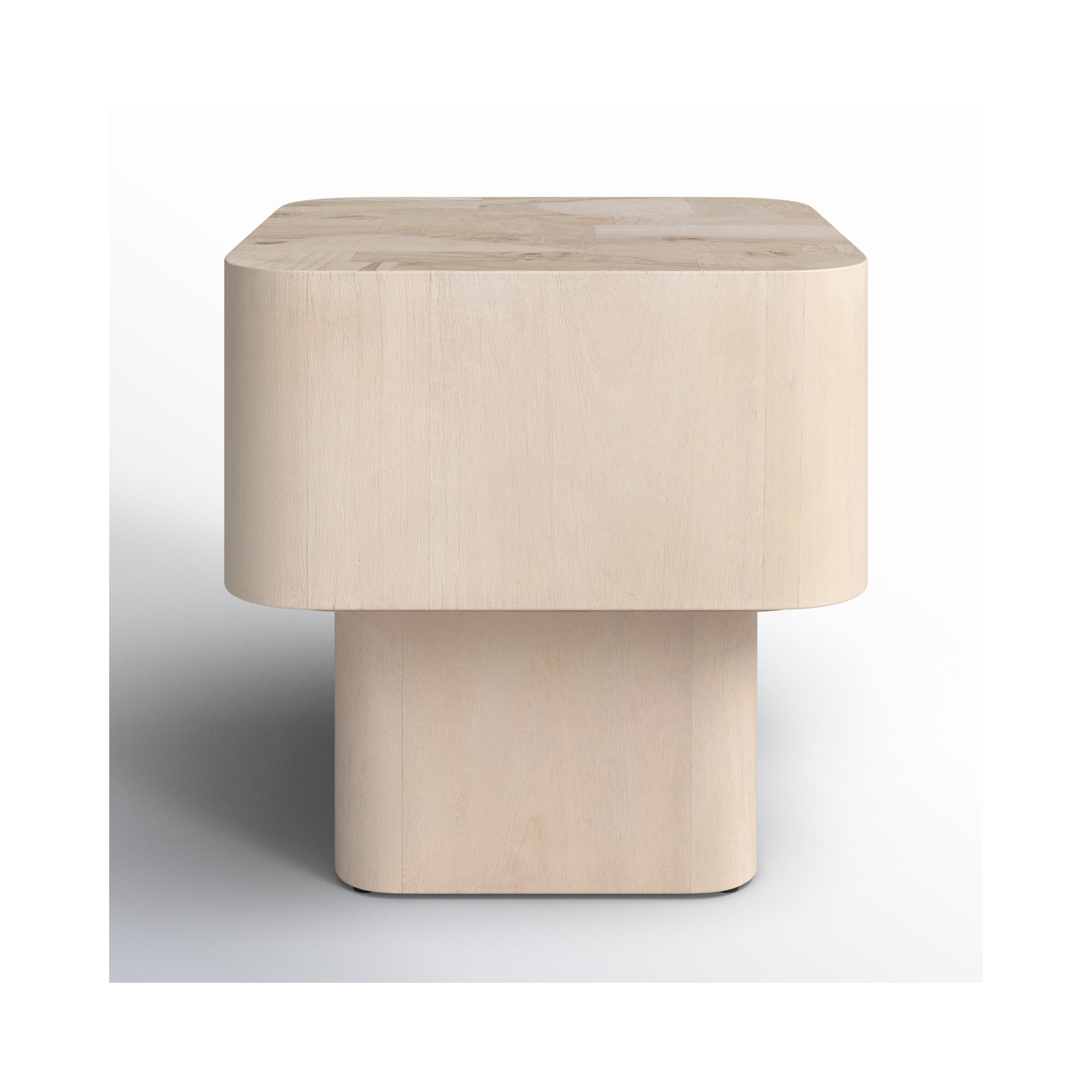 End Table, Bleached Burl