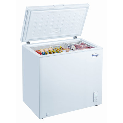7 Cubic Feet Garage Ready Chest Freezer with Adjustable Temperature Controls