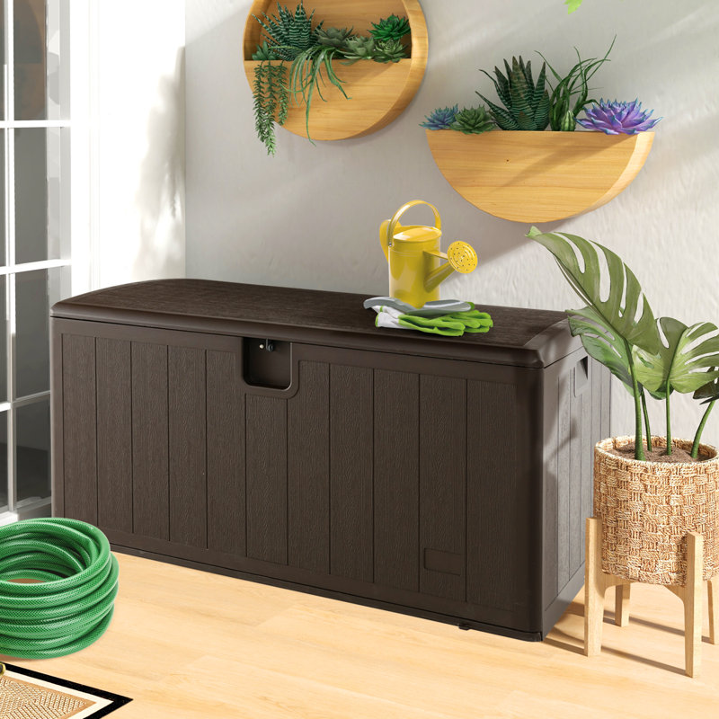 Coffre de terrasse verrouillable 130 gallons Topbuy