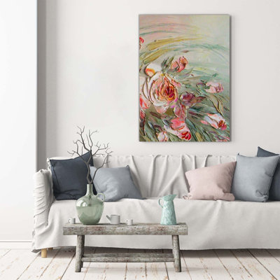 Roses - Wrapped Canvas Print