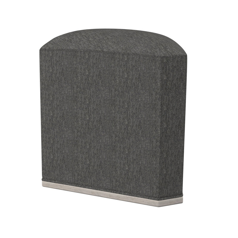 Quinn Novelty Ottoman, Bisque, Libby Linen