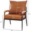 Fauteuil capitonné large de 24 po Barthelmess