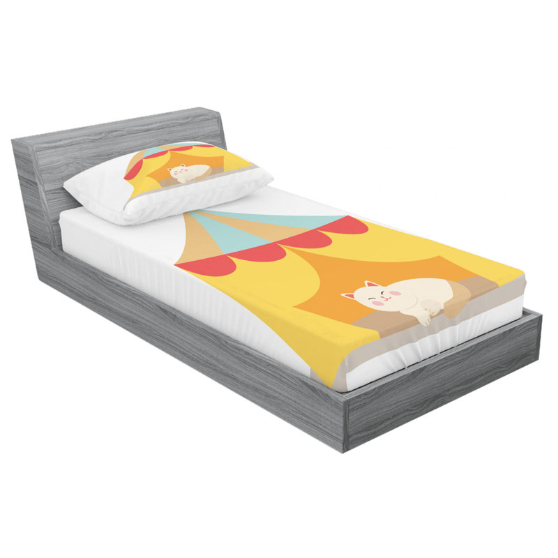 Microfiber Sheet Set, Twin XL Sheet Set with Fitted Sheet