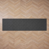 Austell Machine Woven Synthetic Area Rug in Dark Gray
