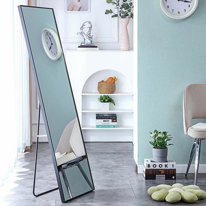 Mirror, 60" x 17", Black