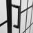 40" W X 72" H Glass Shower Door In Matte Black, Pivot Bathroom Delight Black With Glass, Mesmerizing Element