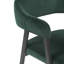 46.5cm H Velvet Upholstered Contoured Armchair-1833520529