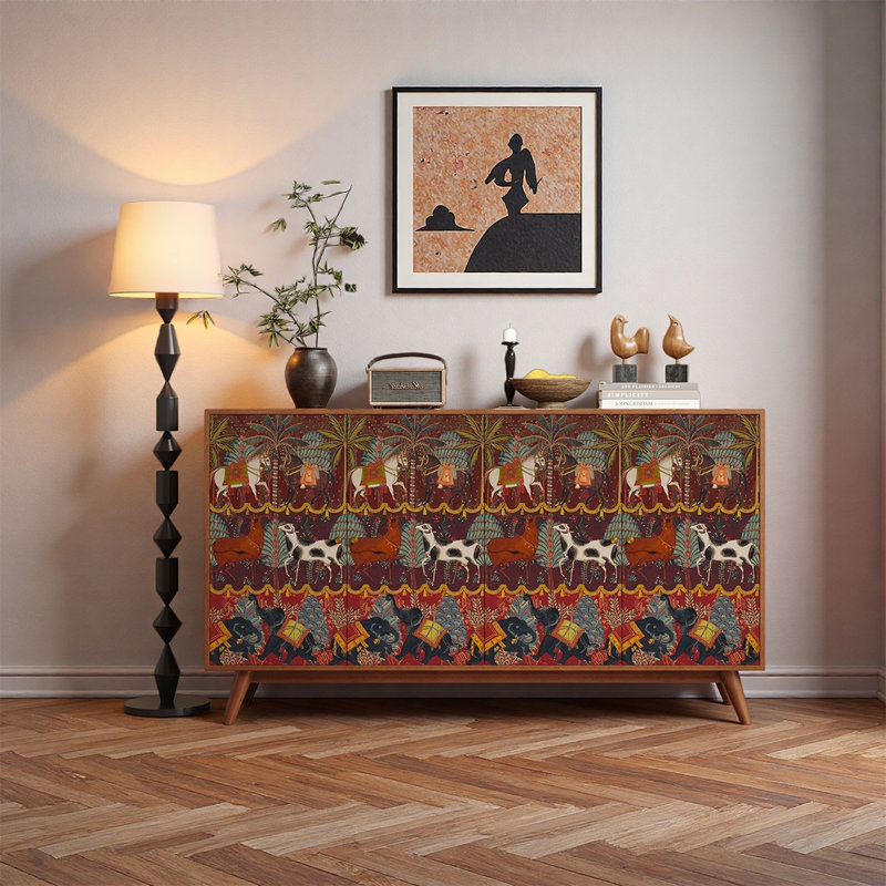 Nouveau buffet en bois artistique chinois