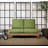 Outdoor 5'' Loveseat Seat / Back Cushion