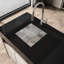 Évier de cuisine 18 po x 18 po - Acier inoxydable encastrable avec fonction de réduction du bruit et grille de fond de condensation optimale