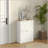 Slim Entryway Shoe Cabinet, Modern Hidden Shoe Storage with 2 Flip Drawers & Adjustable Shelves, Holds 12 Pairs of Shoes